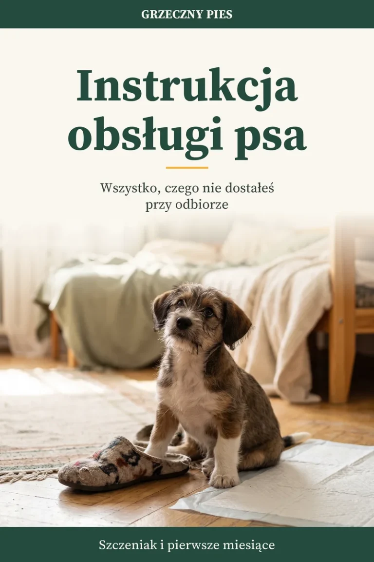Okładka: Instrukcja obsługi psa