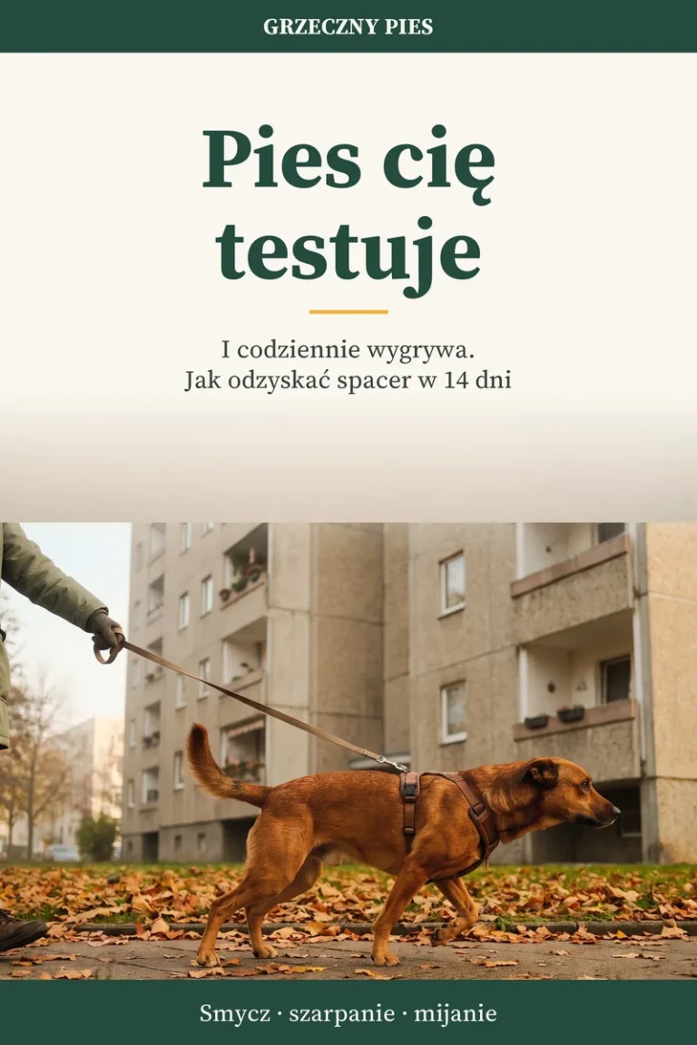 Okładka: Pies cię testuje