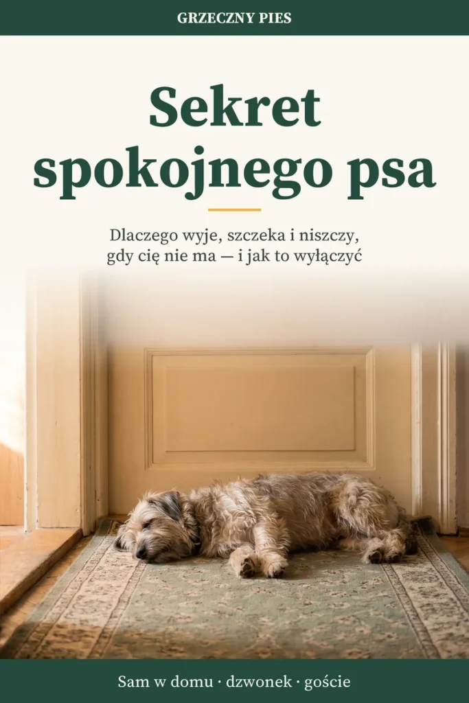 Okładka: Sekret spokojnego psa